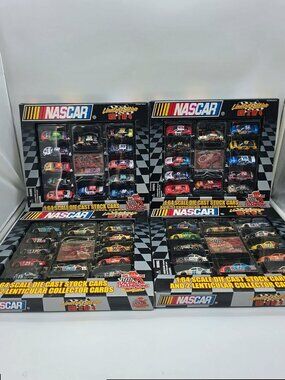 Racing Champions NASCAR 10th Anniversary 1:64 Diecast Sets 1-4 Complete 48 Cars